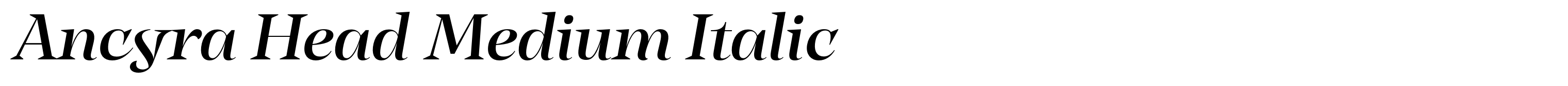 Ancyra Head Medium Italic